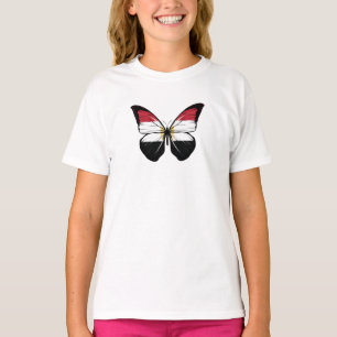 T-shirt Drapeau papillon de l'Égypte