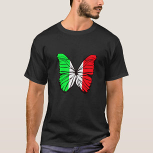 T-shirt Drapeau papillon Il Tricolore Italiano Italie