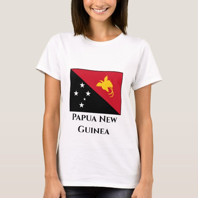 T-shirt Drapeau Papouasie-Nouvelle-Guinée (Devant)