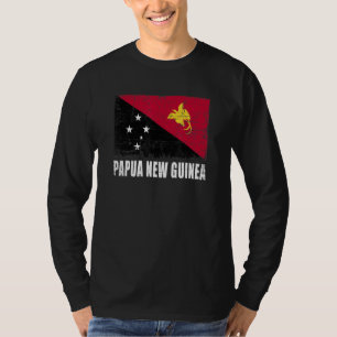 T-shirt Drapeau Papouasie-Nouvelle-Guinée Drapeau du pays