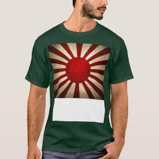T-shirt Drapeau patiné du Japon