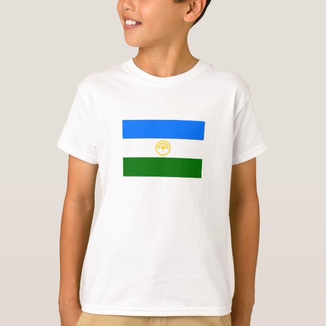 T-shirt Drapeau patriotique Bachkortostan (Devant)