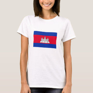 T-shirt Drapeau patriotique cambodgien