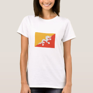 T-shirt Drapeau patriotique du Bhoutan