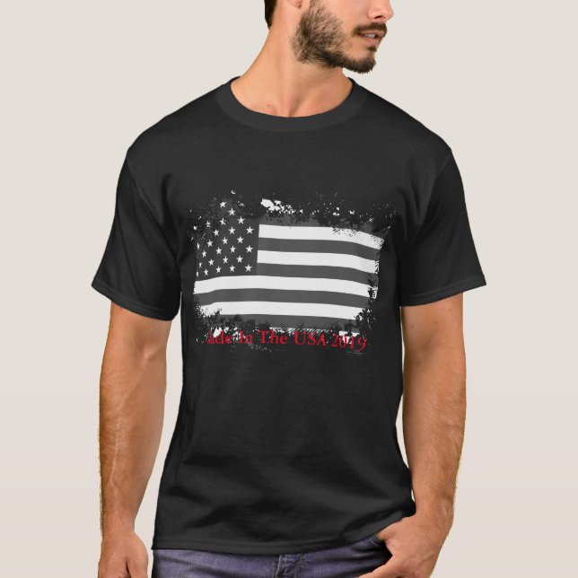 T-shirt Drapeau Patriotique Homme (Devant)