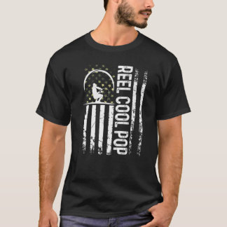 T-shirt Drapeau Patriotique Homme Bobine Cool Pop Pour Pap