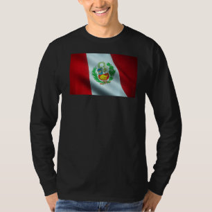 T-shirt Drapeau Péruvien Pour Les Cool Péruviens Fier Homm