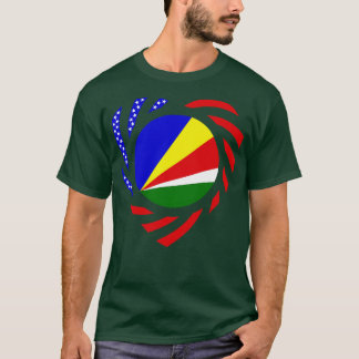 T-shirt Drapeau phare des Seychelles