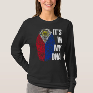 T-shirt Drapeau philippin empreintes digitales Philippines