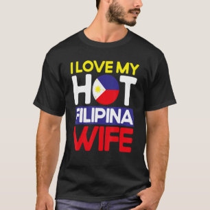 T-shirt Drapeau philippin féminin philippin Pinoy Filip