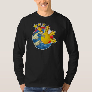 T-shirt Drapeau philippin japonais philippin japonais Japo