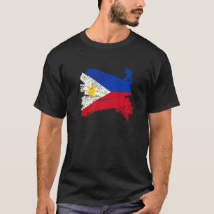 T-shirt Drapeau philippin Philippines Pinoy Pinay Manila F