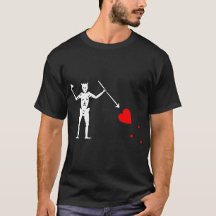 T-shirt Drapeau pirate Jolly roger de Barbe Noire