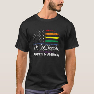 T-shirt Drapeau politique We The People sans rois en Améri