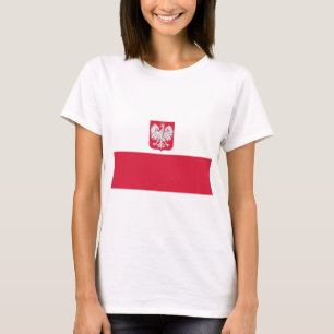T-shirt Drapeau polonais