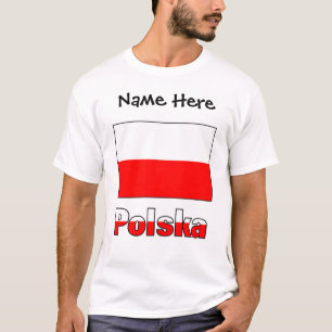 T-shirt Drapeau polonais