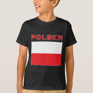 T-shirt Drapeau polonais avec Polska