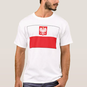 T-shirt Drapeau polonais de faucon