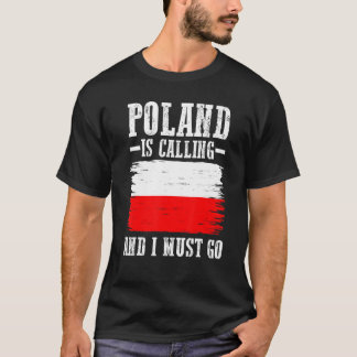 T-shirt Drapeau polonais Pologne