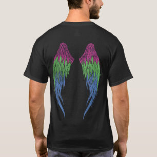 T-shirt Drapeau polysexuel - Ange des ailes
