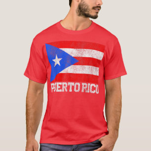 T-shirt Drapeau Porto Rico National Pride Racines Pays Fam
