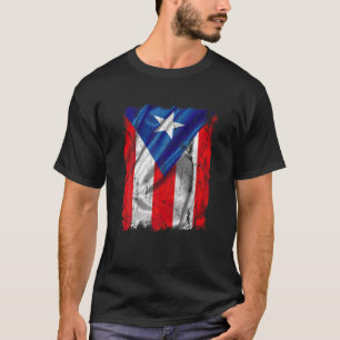 T-shirt Drapeau Porto Rico vintage pour les hommes femmes 