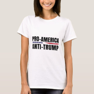 T-shirt Drapeau pro-américain anti-trump
