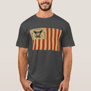 T-shirt Drapeau rare de service de coupeur de revenu des