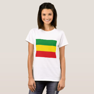 T-shirt Drapeau rastafarien Rasta Ethiopie