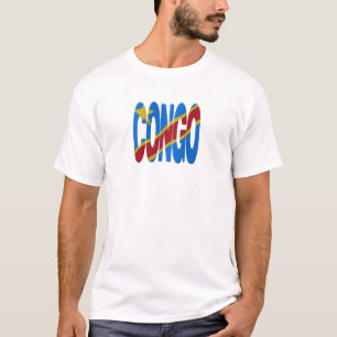 T-shirt drapeau RD Congo