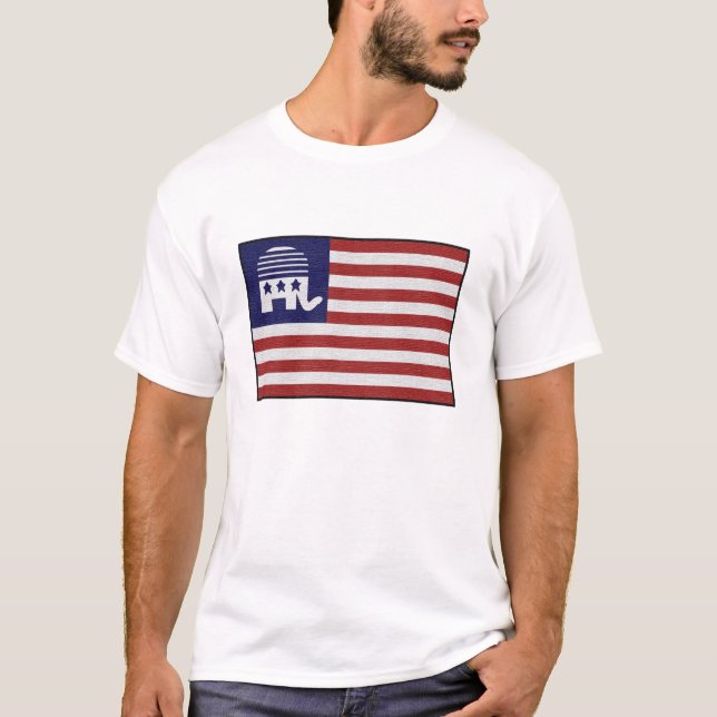 T-shirt Drapeau républicain (Devant)