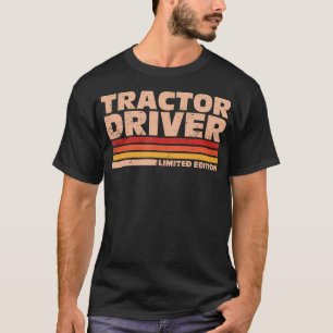 T-shirt Drapeau Rétro Agriculteur Agriculteur Amoureux Tra