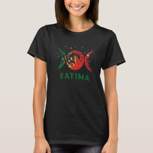 T-shirt Drapeau Rétro de la ville portugaise de Fatima Por
