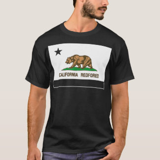 T-shirt Drapeau rouge pour Ed California