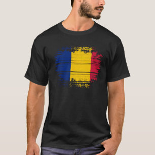 T-shirt Drapeau roumain