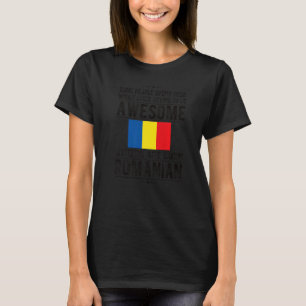 T-shirt Drapeau roumain incroyable Roumanie Racines roumai