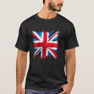 T-shirt Drapeau Royaume-Uni britannique Grande-Bretagne