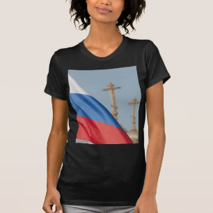 T-shirt Drapeau russe