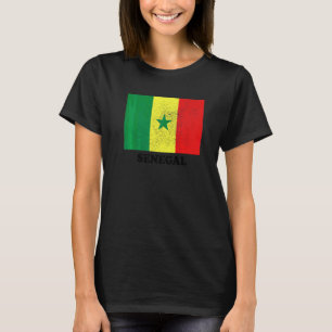 T-shirt Drapeau Sénégalais Sénégal Fierté Drapeau Sénégala