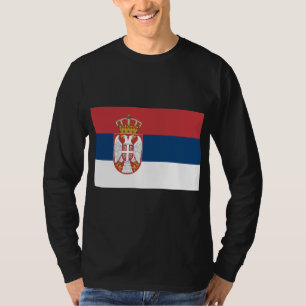 T-shirt Drapeau serbe