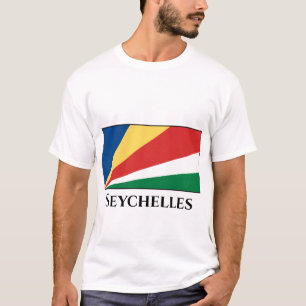 T-shirt Drapeau seychellois