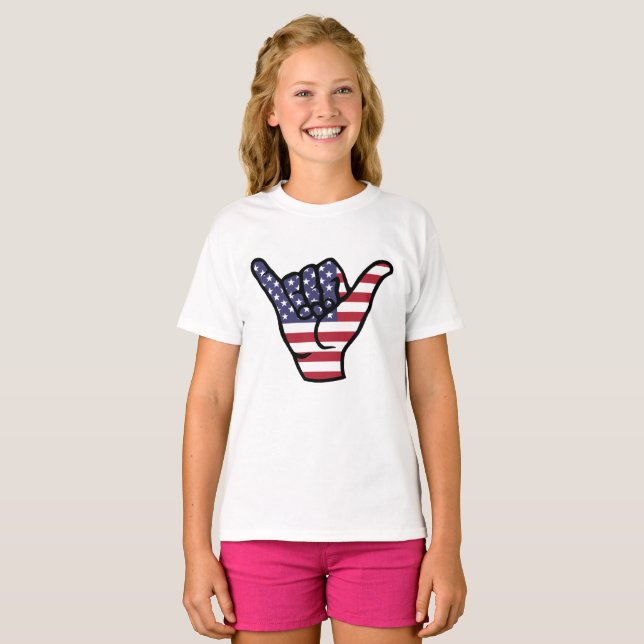 T-shirt Drapeau Shaka (Devant entier)