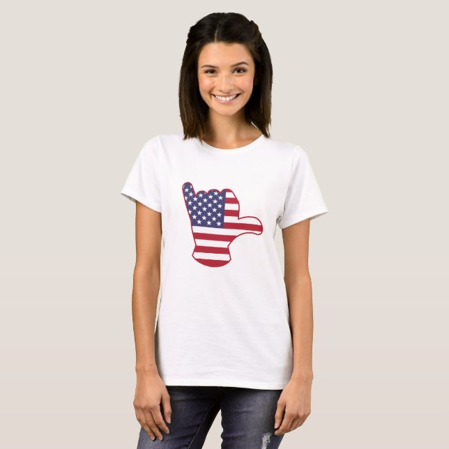 T-shirt Drapeau Shaka (Devant entier)