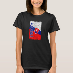 T-shirt Drapeau slovaque Slovensko Bratislava