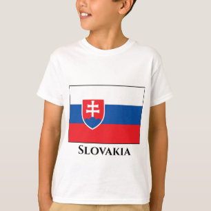 T-shirt Drapeau Slovaquie