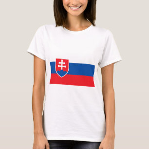 T-shirt Drapeau Slovaquie