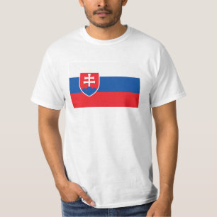T-shirt Drapeau Slovaquie