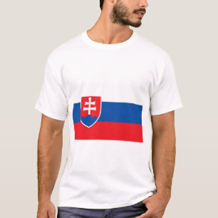 T-shirt Drapeau Slovaquie
