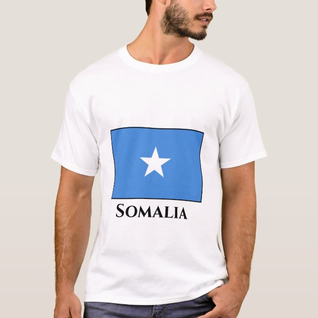 T-shirt Drapeau somalien (Devant)