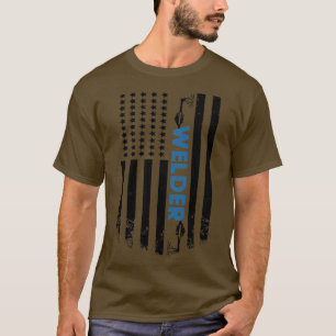 T-shirt Drapeau soudeur américain (2)